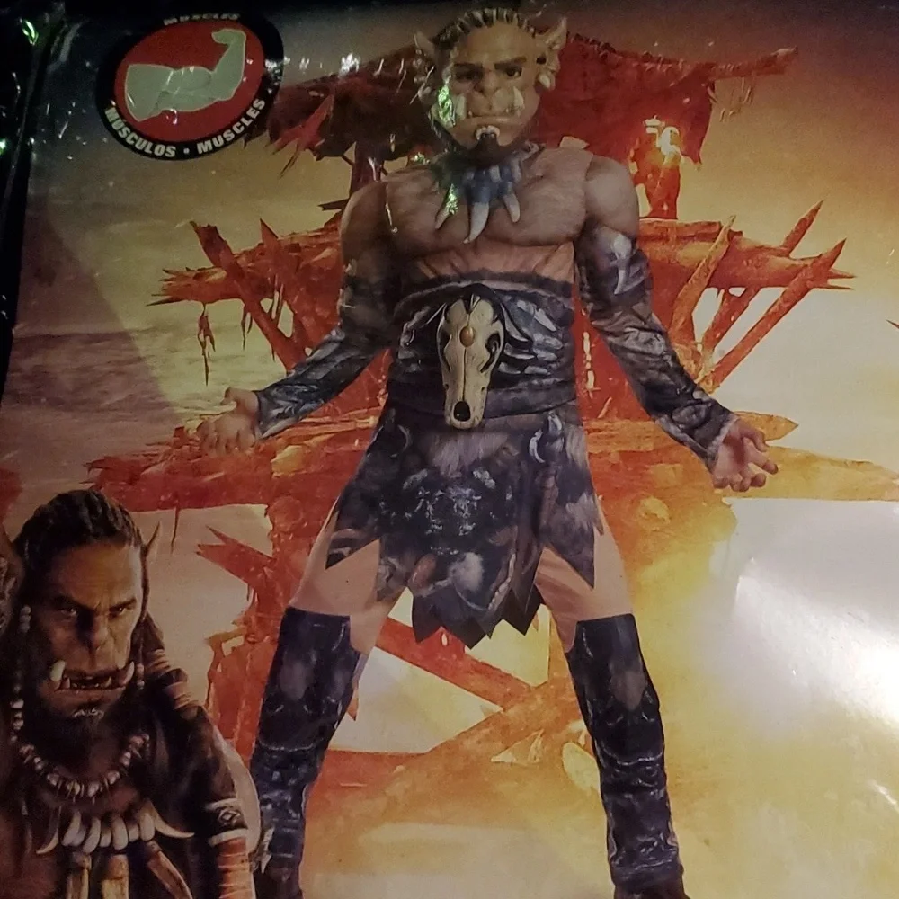 Warcraft Durotam Muscle Costume Size Small 4-6 by Disguise